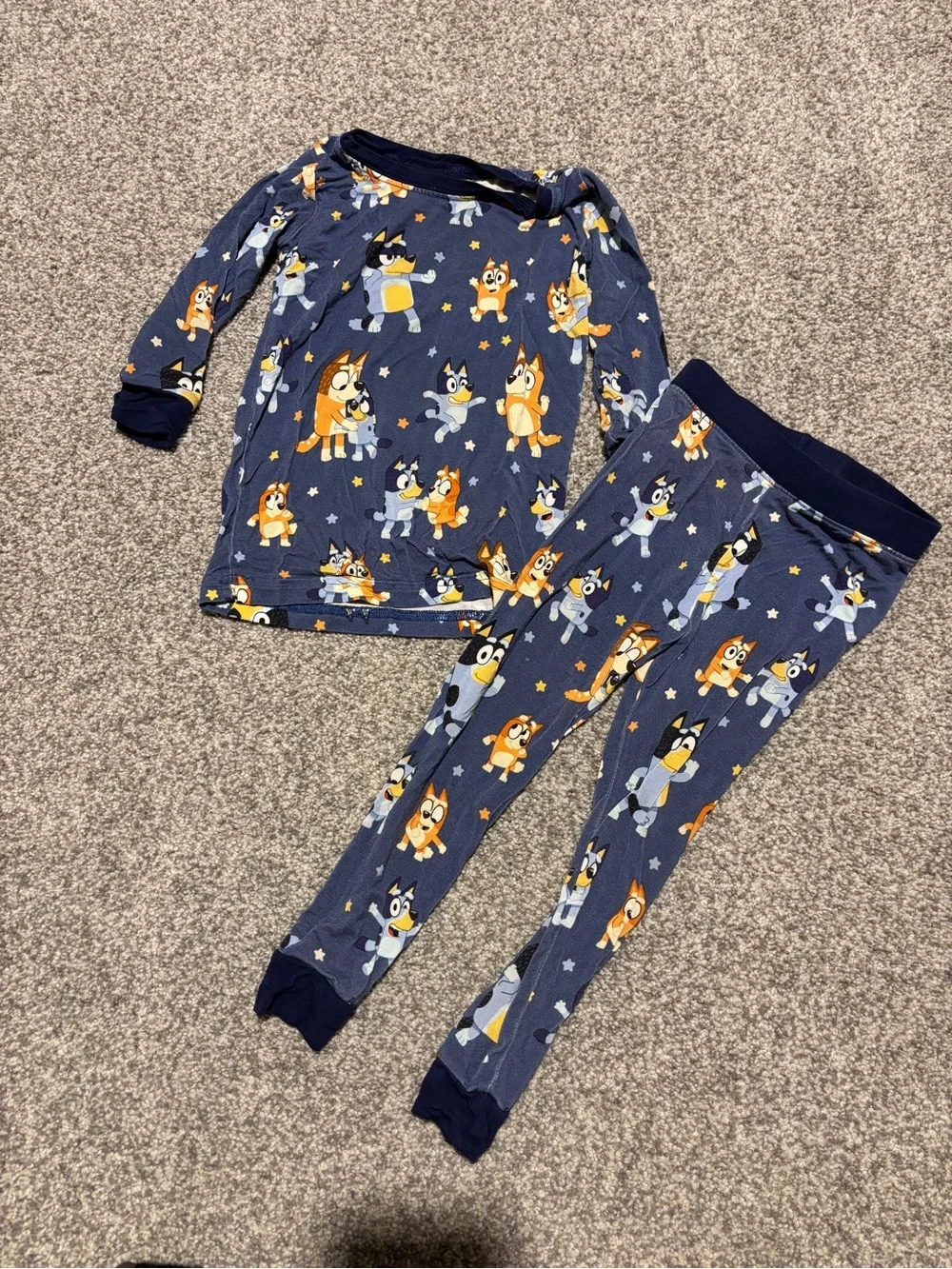 Little Sleepies - Bluey Dance Party 2 piece long sleeve pjs (12-18 mo)